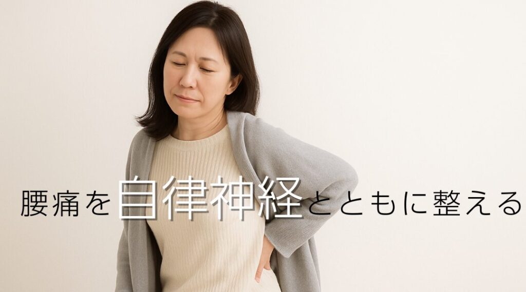 南流山 自律神経 腰痛 鍼灸
